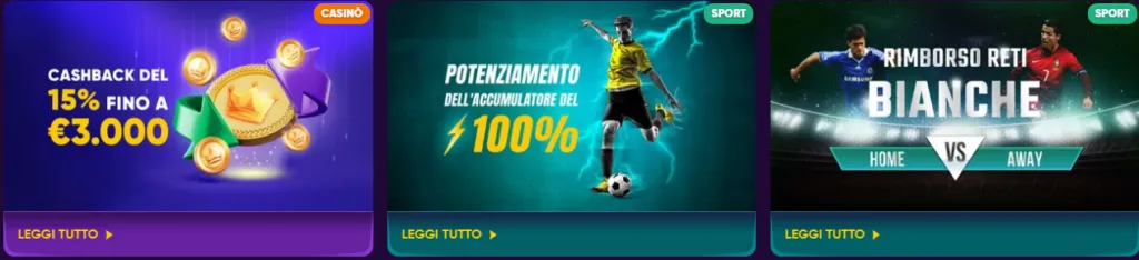 Bonus e Promozioni